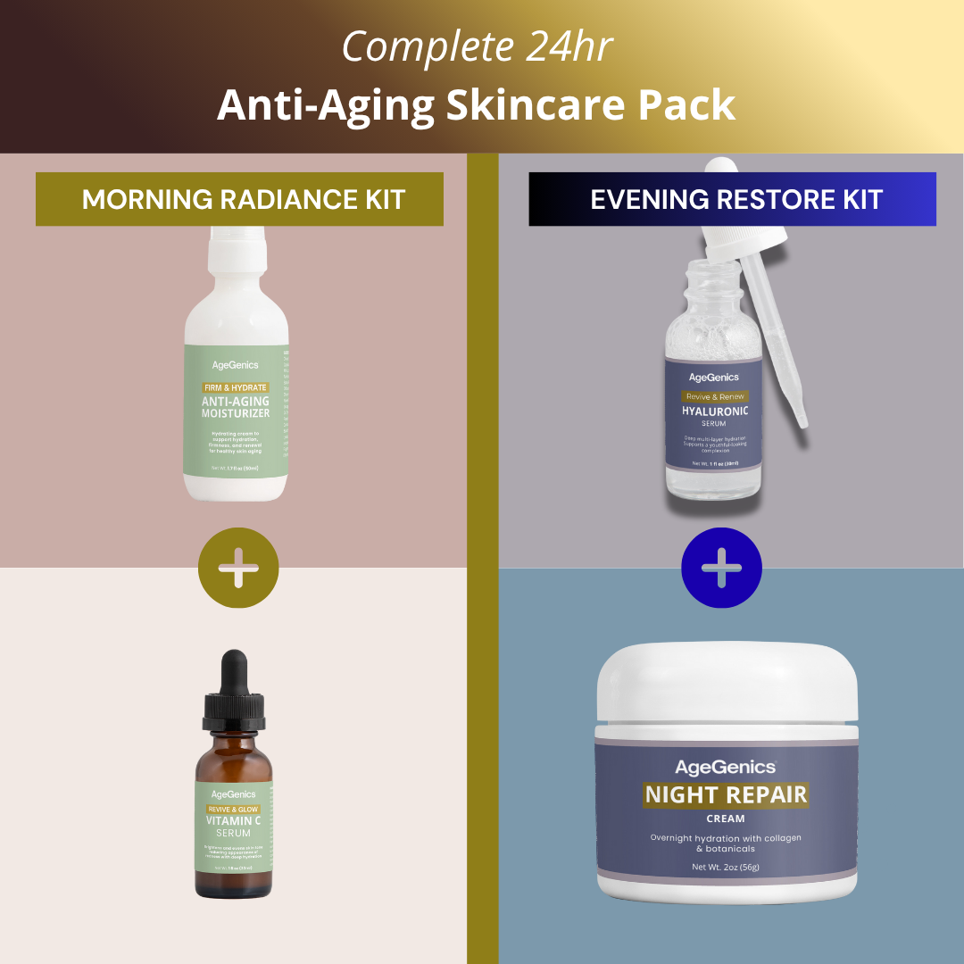 Complete 24hr Skincare - AM + PM Pack